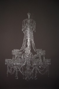 Aleksandar Duravcevic, Chandelier, 2008; Silberstift auf Papier, 213,4 x 147,3 cm; Photo: Galerie Stefan Röpke © Galerie Stefan Röpke, Köln