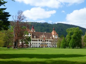 Schloss Eggenberg in the sun Photo: Olivier Perrin