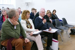 Discussions in the lecture room. Photo: Annette Jacob